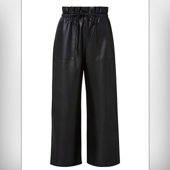Gracia faux leather straight leg pants - Picture 2 of 6